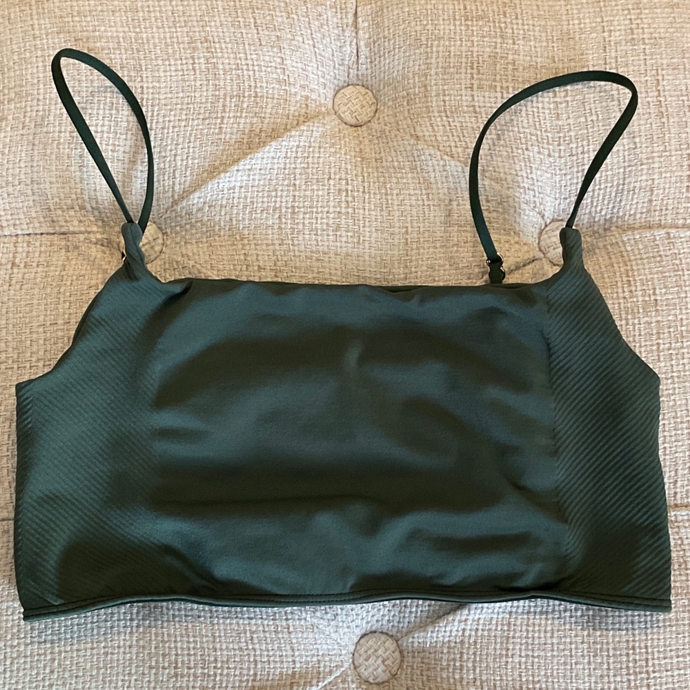 Anthropologie Dark Green Bra